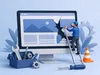 Digital guide cover for a website maintenance checklist